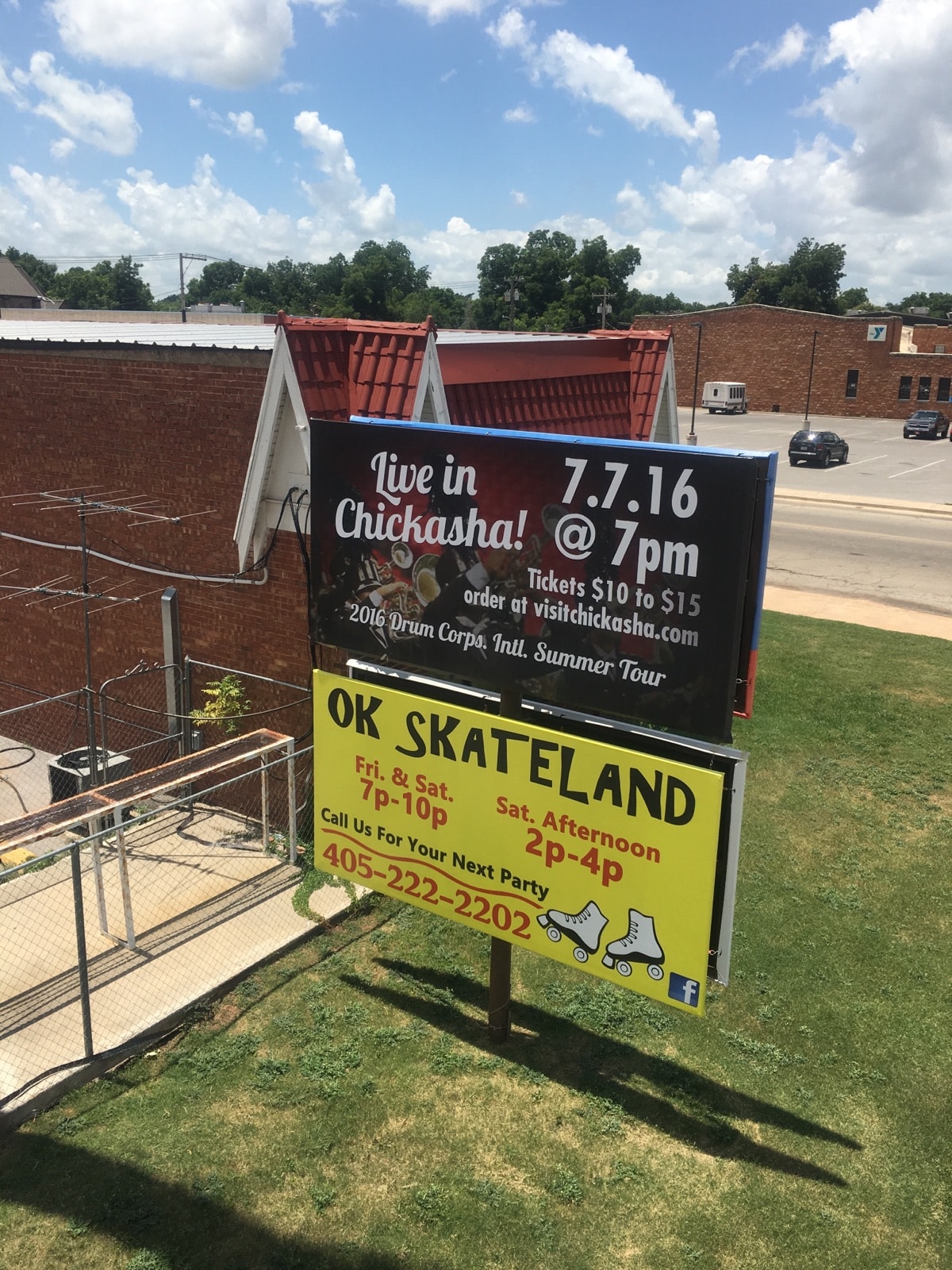 OK Skateland Billboard